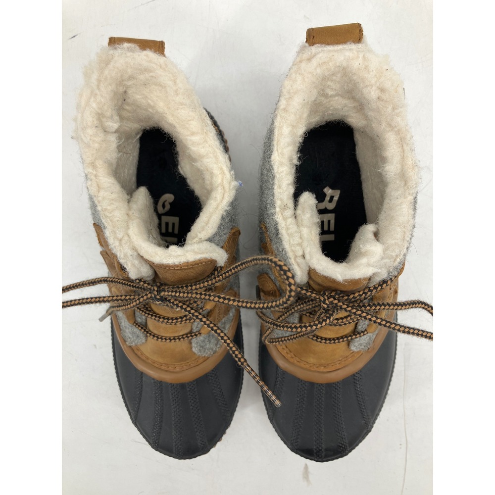 Sorel Out N About Plus Conquest Boots Womens 8 Gray Black Excellent Waterproof - Picture 9 of 9